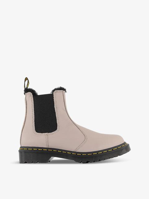 2976 Leonore faux fur-lined leather Chelsea boots