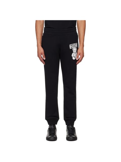Moschino Black Teddy Bear Sweatpants