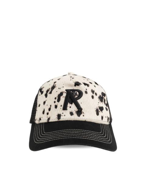 REPRESENT cow-print baseball cap