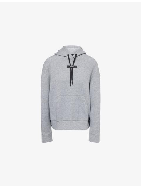 On Focus Tech Relaxed-Fit Stretch-Cotton Blend Hoodie