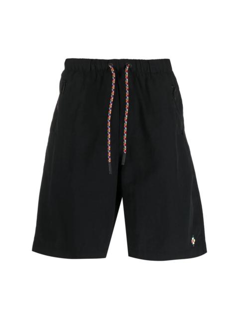 logo-embroidered track shorts