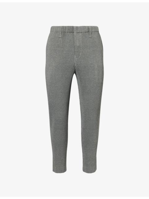 ISSEY MIYAKE Wool Like Light Pleated Knitted Trousers
