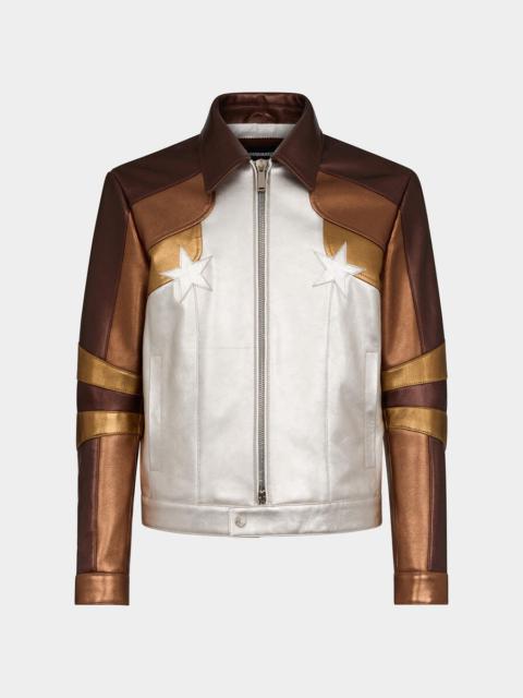 DSQUARED2 PORNSTAR LEATHER JACKET