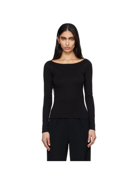 FLORE FLORE Black Steffi Longsleeve T-shirt