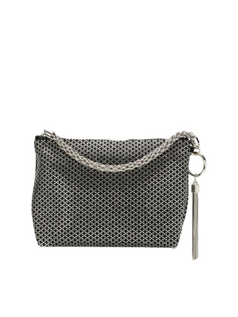 JIMMY CHOO Callie crystal-embellished clutch bag