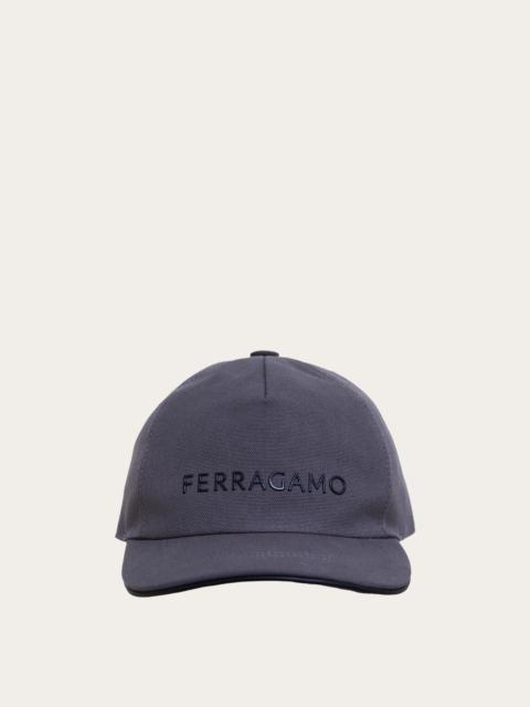 FERRAGAMO Baseball cap with signature