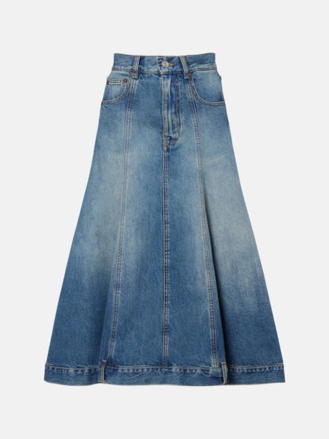 Victoria Beckham Denim midi skirt