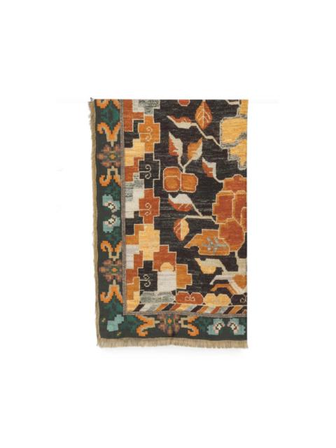 Pierre-Louis Mascia geometric-print fringed scarf