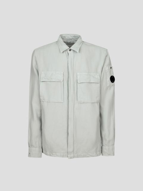 C.P. Company Broken Lino Cotone Pockets Shirt