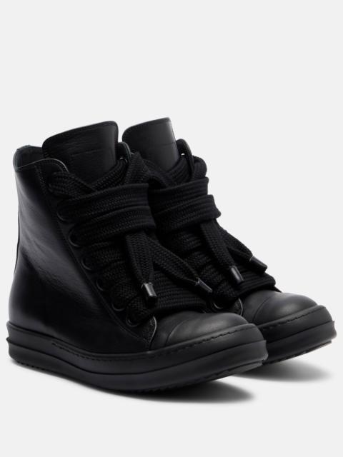 Rick Owens Jumbolace leather sneakers