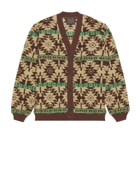 BEAMS PLUS Cardigan Boa Jacquard