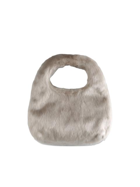 AMOMENTO fluffy mini tote bag