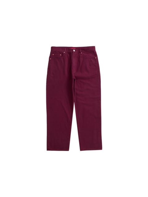 Supreme Supreme Baggy Jean Plum