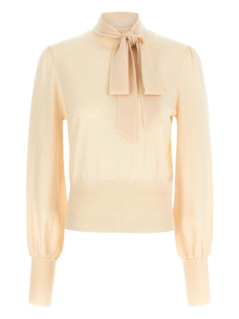 Zimmermann pussybow puff-sleeve blouse