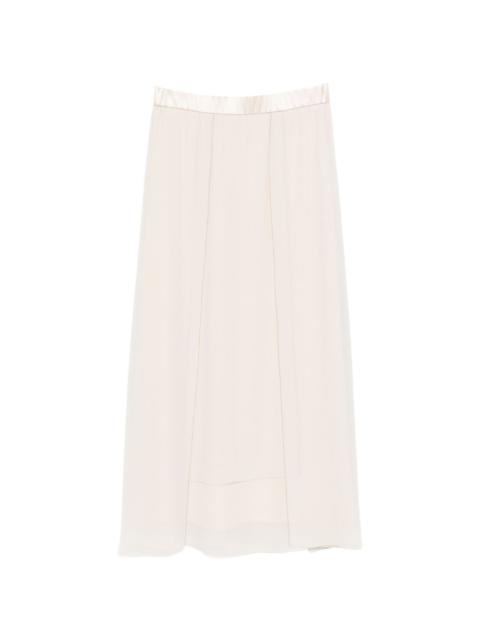 PESERICO elasticated-waistband maxi skirt