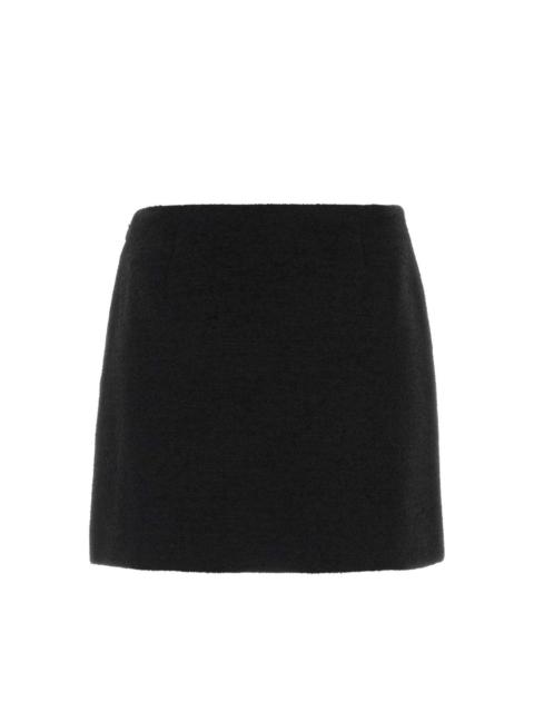 FENDI Bouclé wool mini skirt