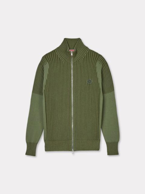 KENZO 'Boke Flower 2.0' zipped cardigan in cotton and wool