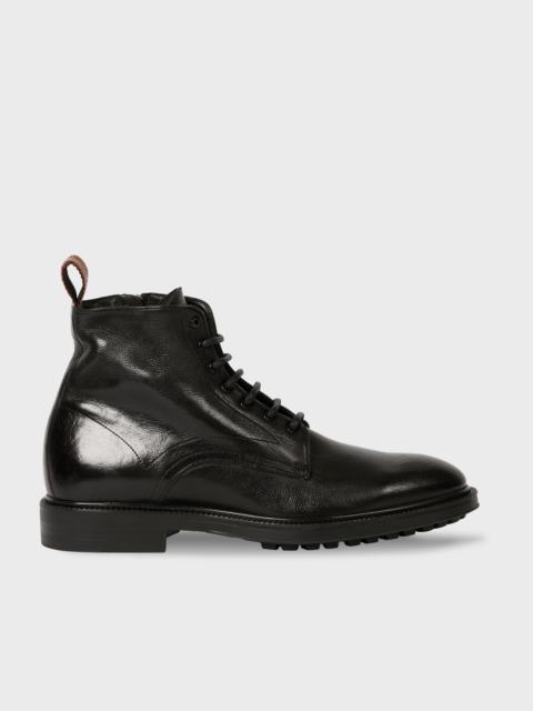 Black Leather 'Sparrow' Boots