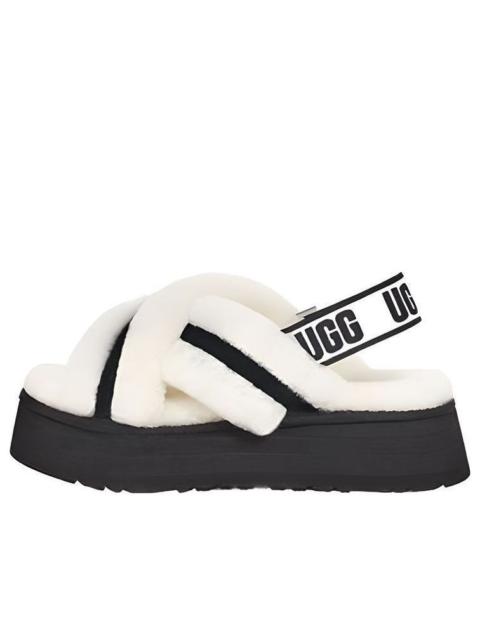 UGG (WMNS) UGG Disco Cross 'White Black' 1121550-WHT