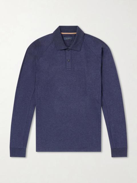 SEASE Cotton and Cashmere-Blend Jersey Polo Shirt
