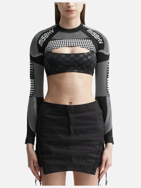 MISBHV SPORT SHRUG LONGSLEEVE BLACK & WHITE