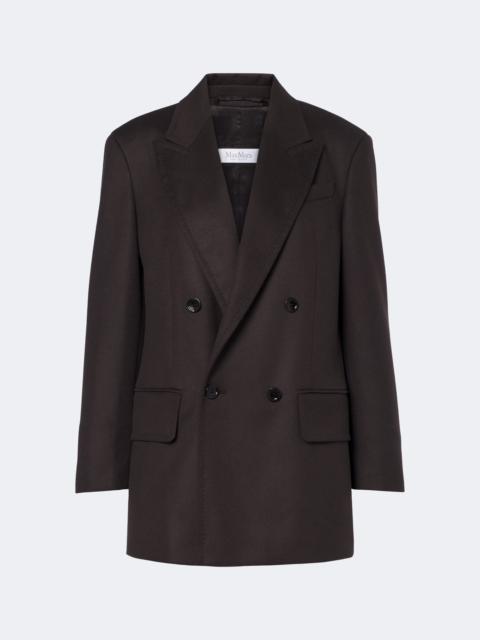 Max Mara Double-breasted camel hair blazer