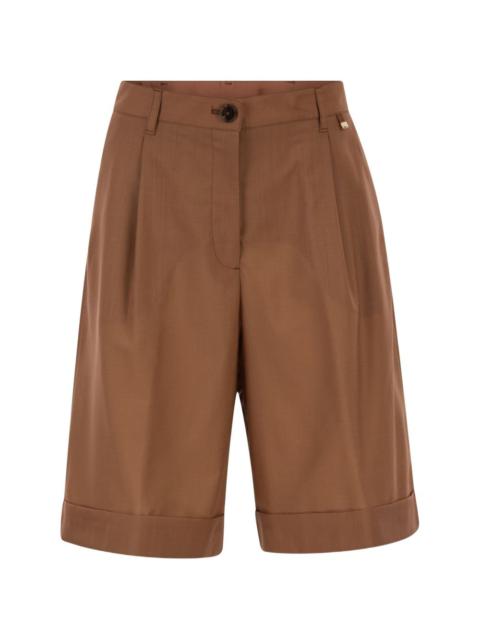 Herno pleated bermuda shorts