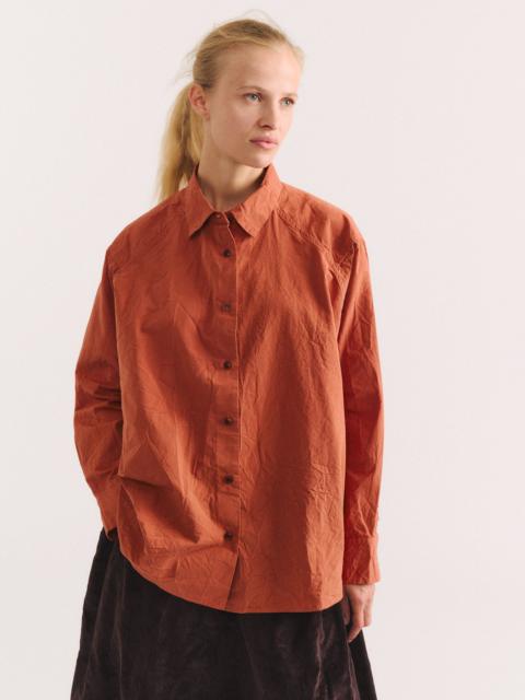 CASEY/CASEY DRAYS TRAVAIL SHIRT - PAPER COT - BRICK