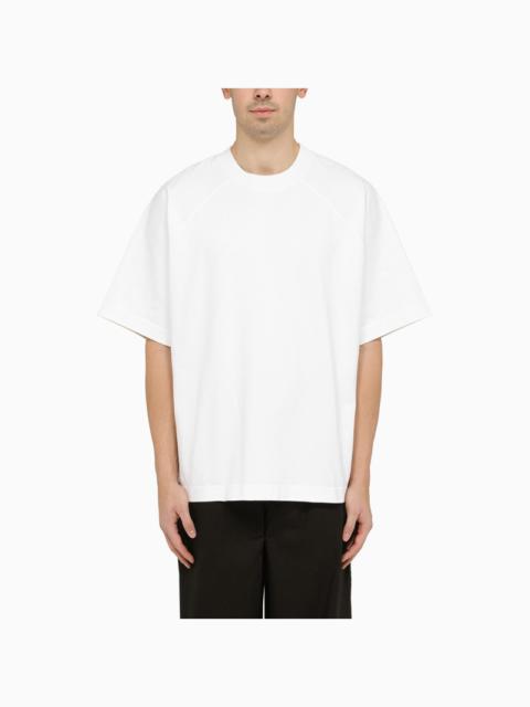White oversize crewneck t-shirt