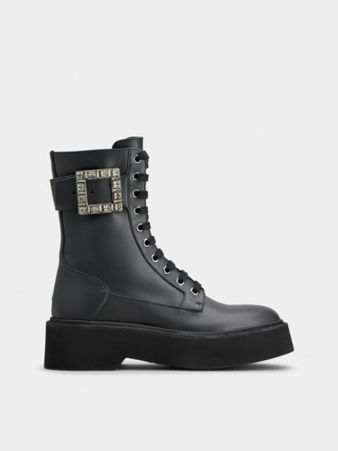 Viv' Ranger Combat Boots in leather