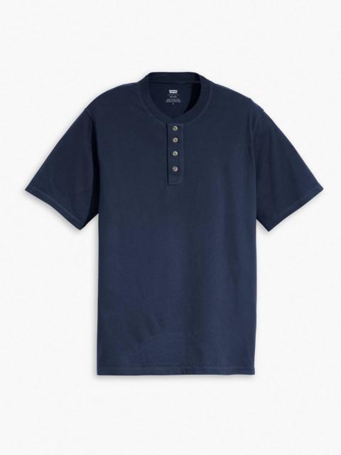 Levi's SHORT SLEEVE FOUR BUTTON HENLEY
