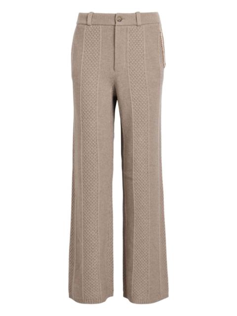 GUEST IN RESIDENCE textured trousers