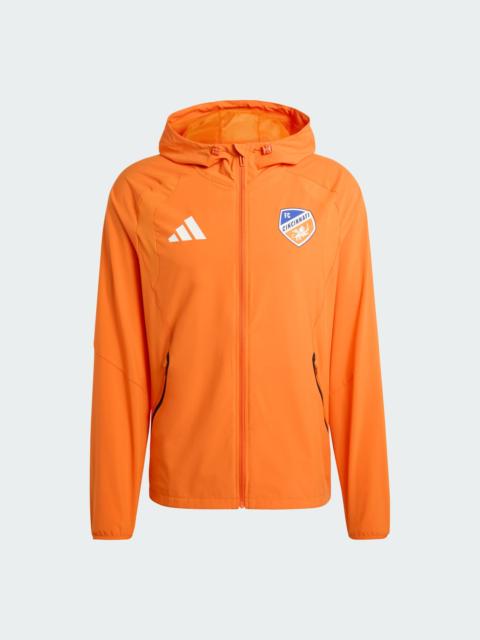 adidas FC Cincinnati Tiro Tech Full Zip Windbreaker