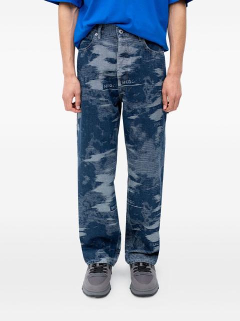 HUGO patterned jeans
