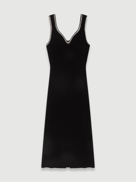 maje Knit maxi dress