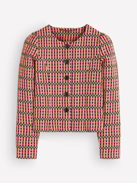 BODEN Salisbury Puff Sleeve Jacket-Multi