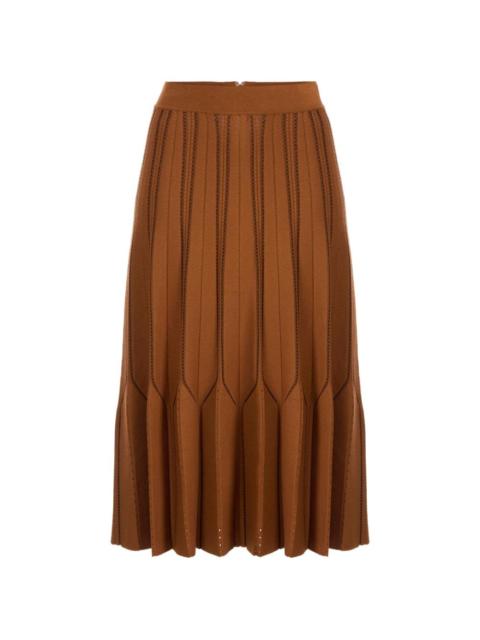 ELISABETTA FRANCHI origami knit skirt