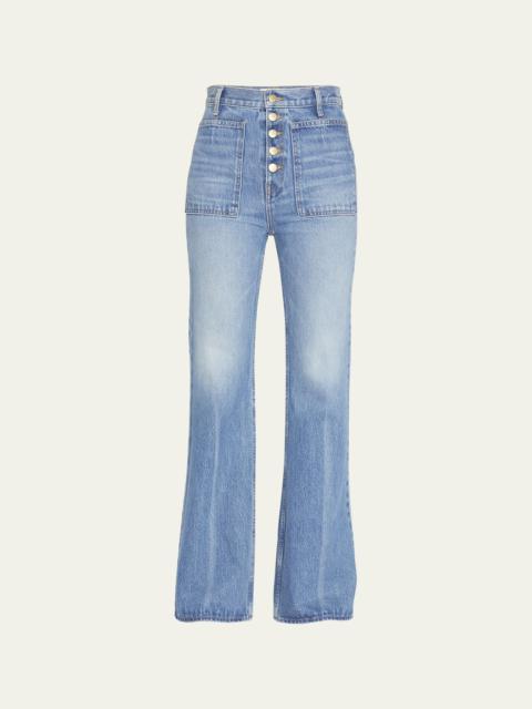 ULLA JOHNSON The Lou Denim Flare Jeans