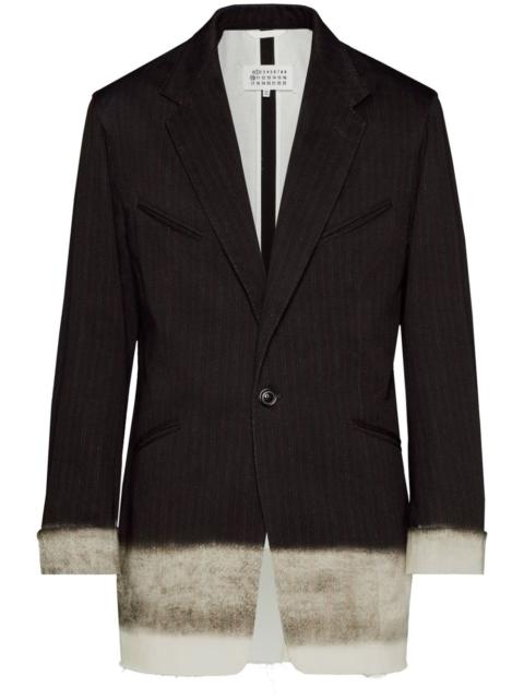 Maison Margiela Pendleton pinstripe blazer
