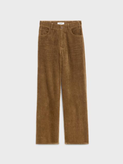 CELINE KITTY JEANS IN CORDUROY