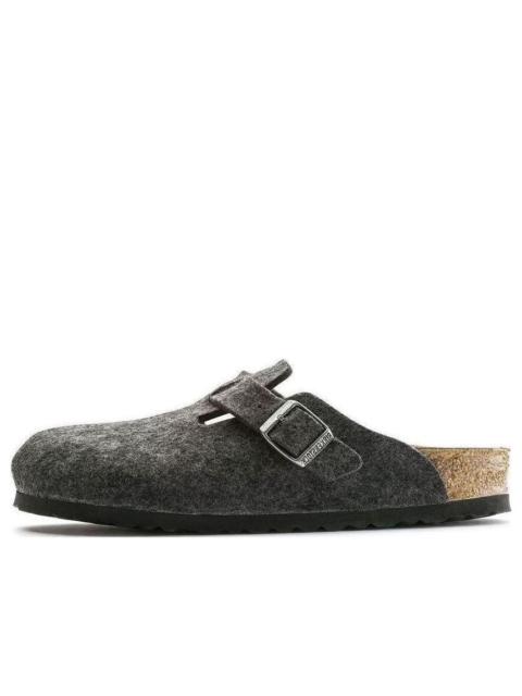BIRKENSTOCK Birkenstock Boston Regular 'Wool Felt Anthracite' 0160371