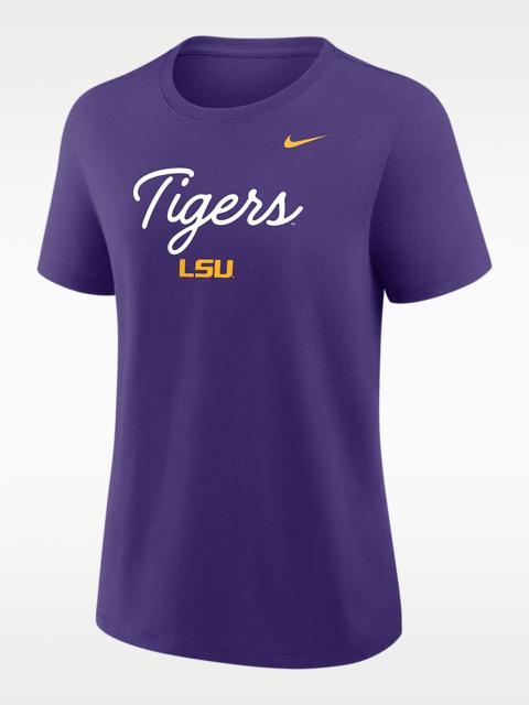 Nike LSU Script Mantra Logo Women's Nike College T-Shirt