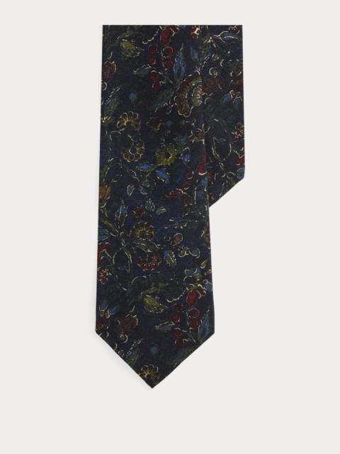 Polo Ralph Lauren Floral Wool Challis Tie
