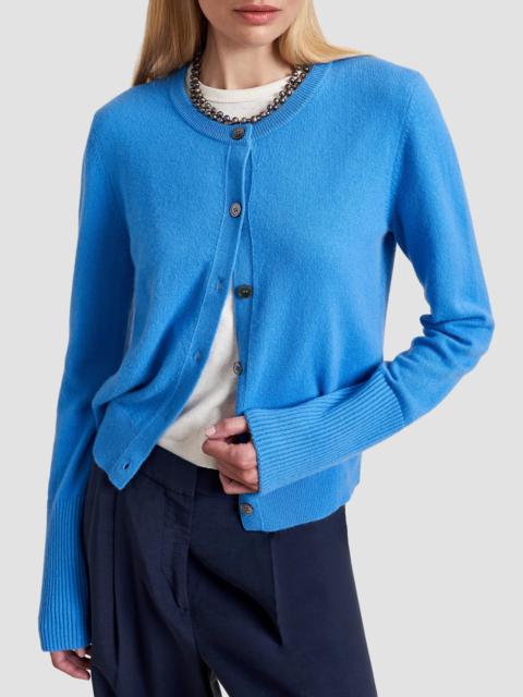 LA LIGNE Women's Cashmere Cardigan - Cerulean