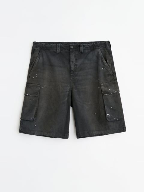 Our Legacy Mount Shorts Nebula Wash Jungle Herringbone