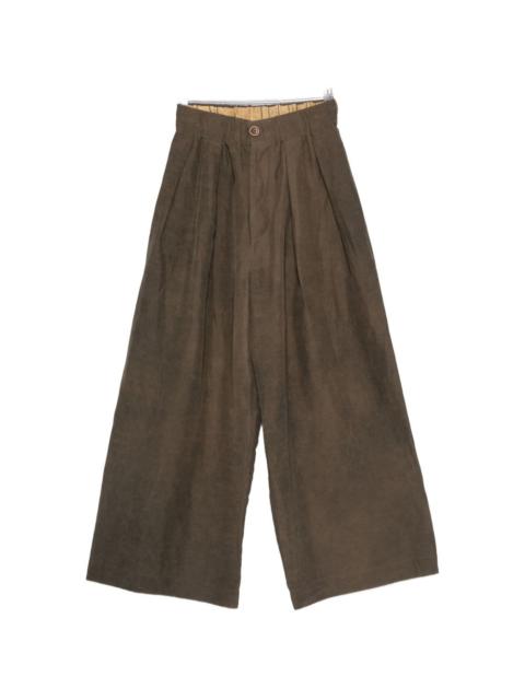 UMA WANG Poetic wide-leg trousers