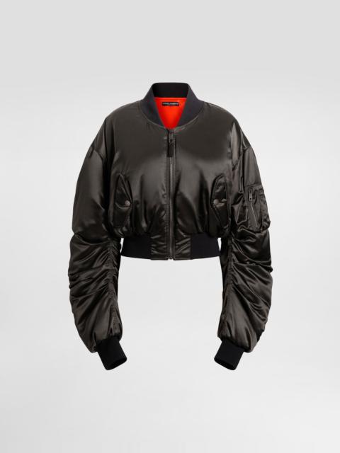 Dolce & Gabbana Oversized nylon canvas jacket
