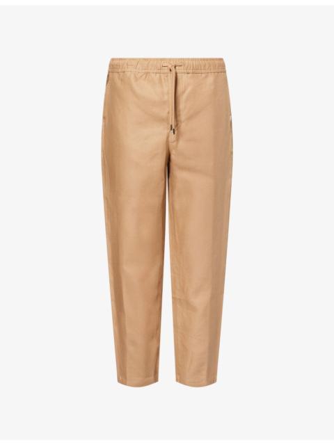 Derek Rose Sydney Tapered Linen Trousers