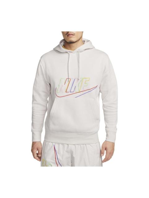 Nike Nike AS M NK CLUB+ BB PO HOODIE MCF Logo White DX0542-030