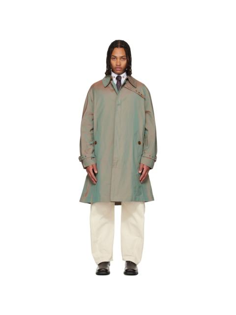 Vivienne Westwood Green Zidler Trench Coat
